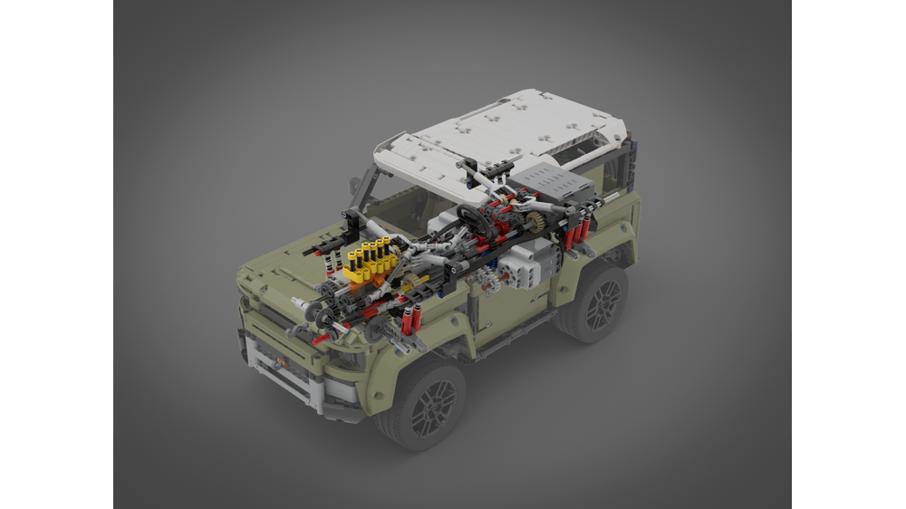 레고 42110 MOC - Motorised Defender v5 판매